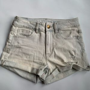 GAP faded denim jean shorts
